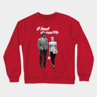 A Bout de Souffle Illustration with title Crewneck Sweatshirt